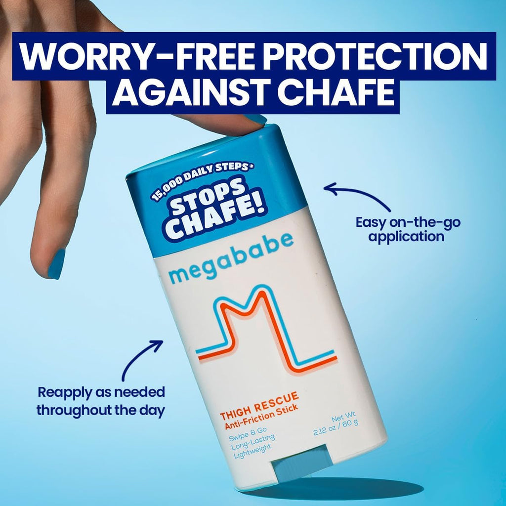 Thigh Rescue Anti-Chafe Stick | Prevents Skin Chafe & Irritation | Thighs, Arms, Bra-Lines & More