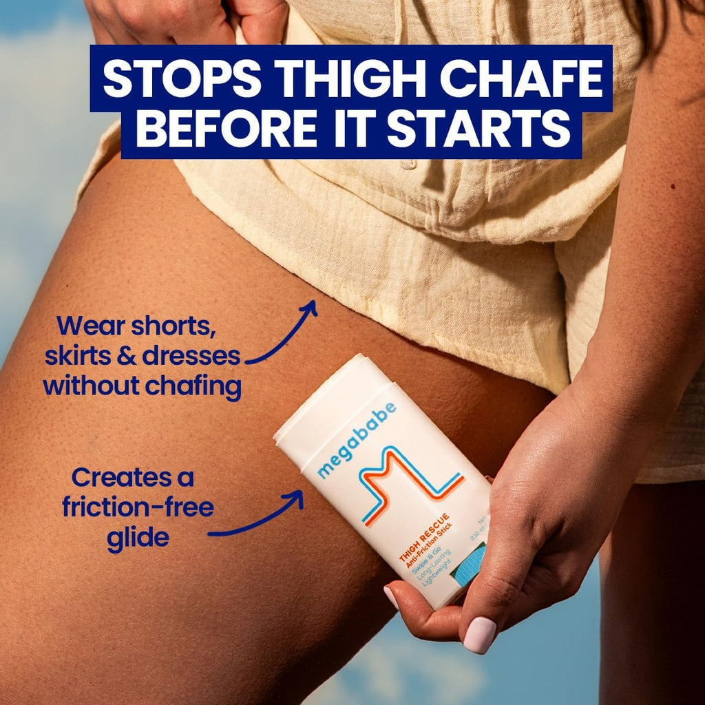 Thigh Rescue Anti-Chafe Stick | Prevents Skin Chafe & Irritation | Thighs, Arms, Bra-Lines & More