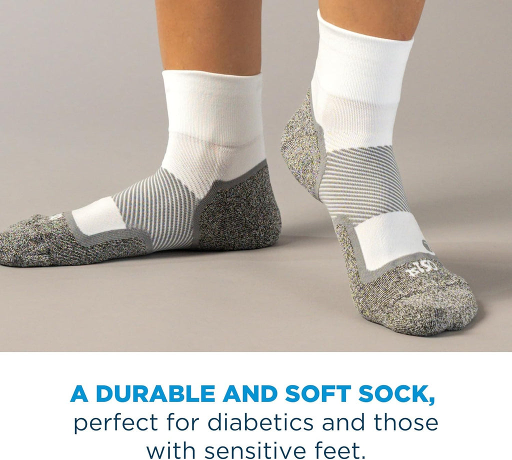 WC4 Diabetic & Neuropathy Compression Socks, Non-Binding for Men & Women, Improve Circulation & Edema